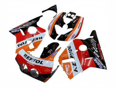 Purchase 1987-1989 Honda CBR400RR NC23 Motorcycle Fairings - Orange White Red Glossy Black Repsol HRC Canada