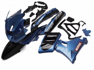Purchase 1993-2007 Kawasaki ZZR400 Motorcycle Fairings - Blue Black Red Motul Canada