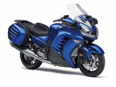 Purchase 2007-2009 Kawasaki GTR1400/ZG1400 Motorcycle Fairings - Blue Black Canada