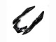2007-2009 Kawasaki GTR1400/ZG1400 Motorcycle Fairings - Matte Black Green Lines Canada