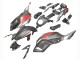 2012-2017 Yamaha MT07/FZ07 Motorcycle Fairings - Grey Red Canada