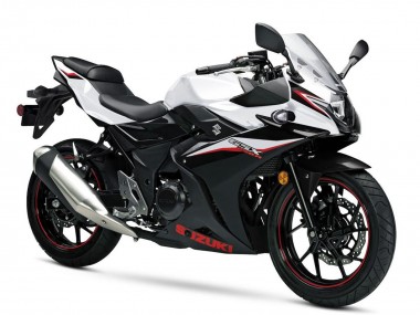 Purchase 2017-2020 Suzuki GSX250R Motorcycle Fairing - White Black Canada