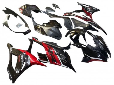 Purchase 2019-2022 BMW S1000RR Motorcycle Fairings - Black Dark Red Canada