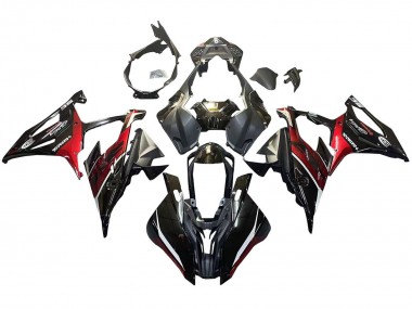 Purchase 2019-2022 BMW S1000RR Motorcycle Fairings - Black Dark Red Canada