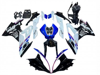 Purchase 2017-2018 BMW S1000RR Motorcycle Fairing - White Blue Glossy Black Canada