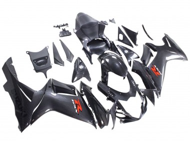Purchase 2011-2024 Suzuki GSXR 600 / GSXR 750 Motorcycle Fairings - Black Carbon Fiber Red Canada