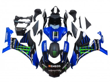 Purchase 2015-2019 Yamaha YZF 1000 R1 Motorcycle Fairings - Blue Matte Black Green Monster ENEOS Canada