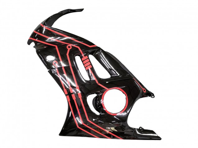 1997-1998 Honda CBR600 F3 Motorcycle Fairing Kits - Red Glossy Black Canada