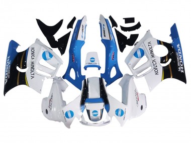 Purchase 1997-1998 Honda CBR600 F3 Motorcycle Fairings - White Blue Glossy Black Canada