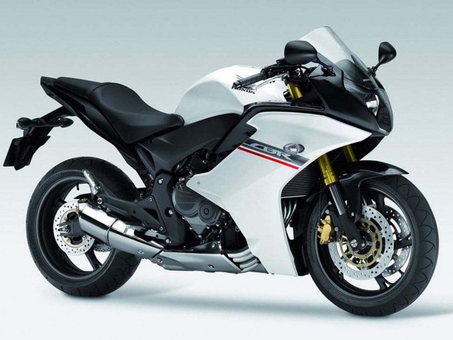 2011-2013 Honda CBR600F Motorcycle Fairings - White Grey Canada