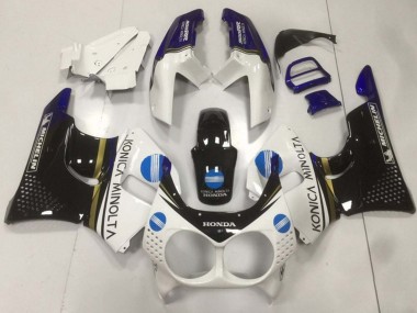 Purchase 1992-1993 Honda CBR900RR 893 Motorcycle Fairings - White Blue Glossy Black Konica Minolta Canada