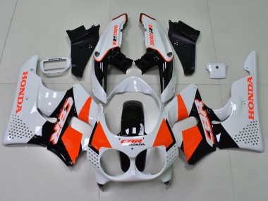 Purchase 1992-1993 Honda CBR900RR 893 Motorcycle Fairings - White Orange Glossy Black Canada
