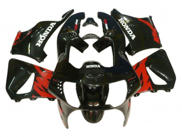 1998-1999 Honda CBR900RR 919 Motorcycle Fairing - Red Glossy Black Canada