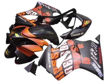 Purchase 2002-2013 Honda VFR 800 Motorcycle Fairings - Matte Black Orange Rossi Repsol 46 Canada