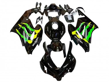 Purchase 2004-2005 Honda CBR1000RR Motorcycle Fairings - Glossy Black Yellow Green Monster Canada