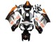 2004-2005 Honda CBR1000RR Motorcycle Fairings - Orange Silver Glossy Black Repsol Canada