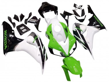 Purchase 2006-2007 Honda CBR1000RR Motorcycle Fairing - White Green Glossy Black Canada