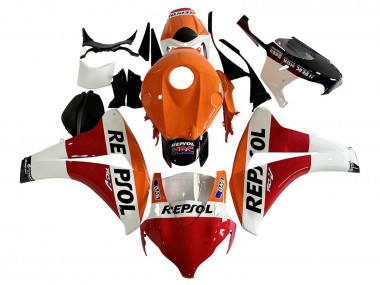 Purchase 2008-2011 Honda CBR1000RR Motorcycle Fairing - Orange White Red Glossy Black Repsol HRC Canada