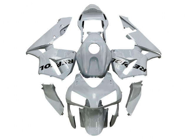 2003-2004 Honda CBR600RR Motorcycle Fairings - Silver Black Repsol Canada