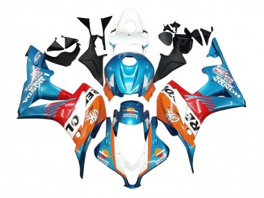 Purchase 2007-2008 Honda CBR600RR Motorcycle Fairings - Orange White Red Blue Repsol Canada