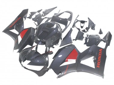 Purchase 2013-2023 Honda CBR600RR Motorcycle Fairings - Black Carbon Fiber Red Canada