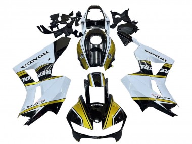 Purchase 2013-2023 Honda CBR600RR Motorcycle Fairings - White Gold Glossy Black Repsol Canada