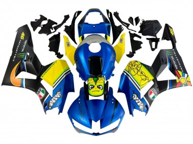 Purchase 2013-2023 Honda CBR600RR Motorcycle Fairings - Blue Yellow Matte Black Green Monster Shark Canada