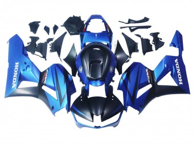 Purchase 2013-2023 Honda CBR600RR Motorcycle Fairings - Blue Matte Black Racing Canada