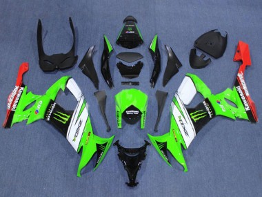 Purchase 2008-2010 Kawasaki ZX10R Motorcycle Fairings - Green White Red Black Monster Canada