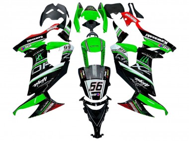 Purchase 2008-2010 Kawasaki ZX10R Motorcycle Fairings - Green White Red Black Monster Elf 66 Canada