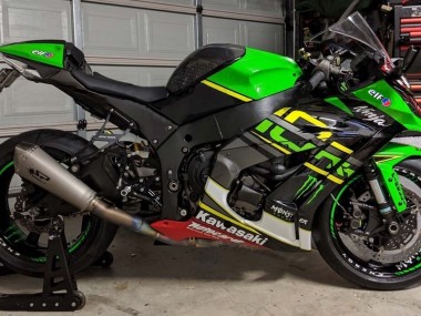 Purchase 2011-2015 Kawasaki ZX10R Motorcycle Fairings - Green Yellow Black White Elf Monster Canada