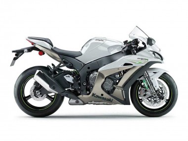 Purchase 2016-2020 Kawasaki ZX10R Motorcycle Fairings - Pearl White Green Canada