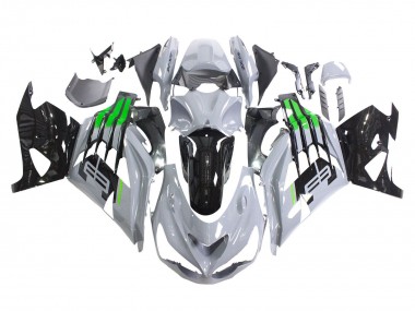 Purchase 2012-2024 Kawasaki ZX14R ZZR1400 Motorcycle Fairings - Grey Green Black Canada