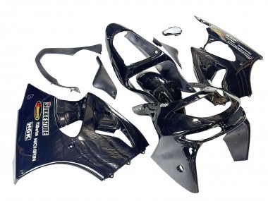 Purchase 1998-1999 Kawasaki ZX6R Motorcycle Fairings - Glossy Black Yellow Elf Bridgestone Canada