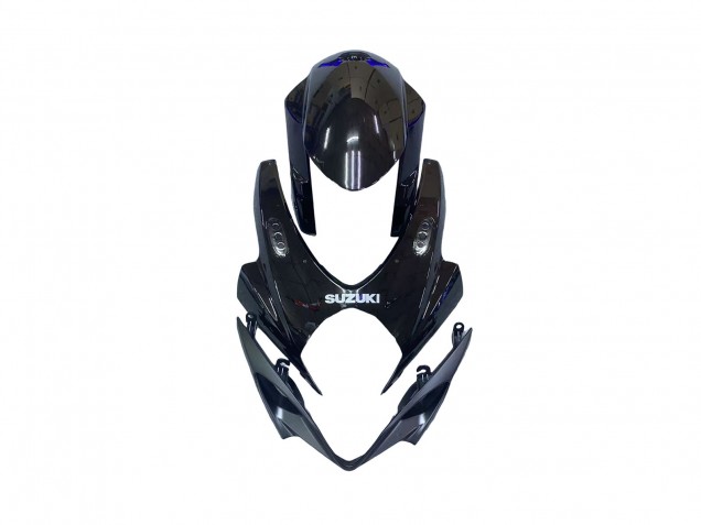 2007-2008 Suzuki GSXR 1000 Motorcycle Fairing Kits - Blue Glossy Black Canada