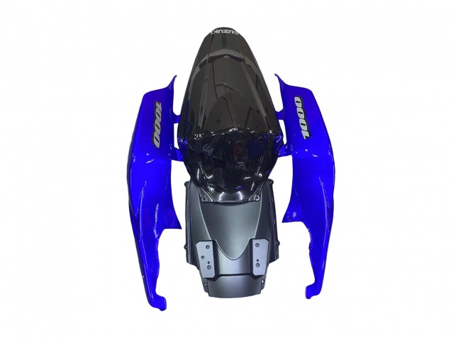 2007-2008 Suzuki GSXR 1000 Motorcycle Fairing Kits - Blue Glossy Black Canada
