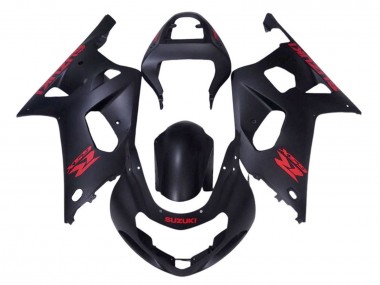 Purchase 2001-2003 Suzuki GSXR 600 / GSXR 750 Motorcycle Fairings - Matte Black Red Canada