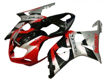 Purchase 2001-2003 Suzuki GSXR 600 / GSXR 750 Motorcycle Fairing Kits - Silver Red Glossy Black Canada