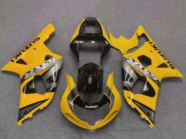 Purchase 2001-2003 Suzuki GSXR 600 / GSXR 750 Motorcycle Fairing - Yellow Grey Glossy Black Canada