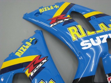 Purchase 2001-2003 Suzuki GSXR 600 / GSXR 750 Motorcycle Fairings - Blue Yellow Black Motul Rizla Canada