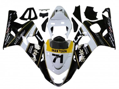 Purchase 2004-2005 Suzuki GSXR 600 / GSXR 750 Motorcycle Fairings - White Black Yellow Dark Dog 71 Canada