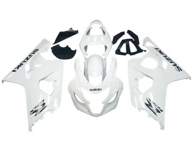 Purchase 2004-2005 Suzuki GSXR 600 / GSXR 750 Motorcycle Fairings - Pearl White Canada