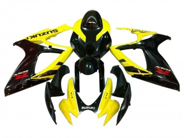 Purchase 2006-2007 Suzuki GSXR 600 / GSXR 750 Motorcycle Fairings - Yellow Glossy Black Red Canada