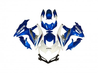 Purchase 2006-2007 Suzuki GSXR 600 / GSXR 750 Motorcycle Fairings - White Blue Canada