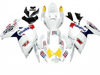 Purchase 2006-2007 Suzuki GSXR 600 / GSXR 750 Motorcycle Fairings - White Red Yellow Motul Canada