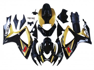 Purchase 2006-2007 Suzuki GSXR 600 / GSXR 750 Motorcycle Fairings - Gold Glossy Black Red Canada