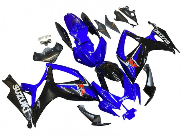 2006-2007 Suzuki GSXR 600 / GSXR 750 Motorcycle Fairings - Blue Black Red Canada