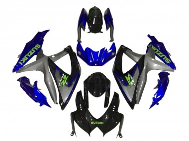 Purchase 2008-2010 Suzuki GSXR 600 / GSXR 750 Motorcycle Fairings - Blue Grey Glossy Black Green Canada