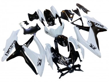 Purchase 2008-2010 Suzuki GSXR 600 / GSXR 750 Motorcycle Fairing - White Black Canada