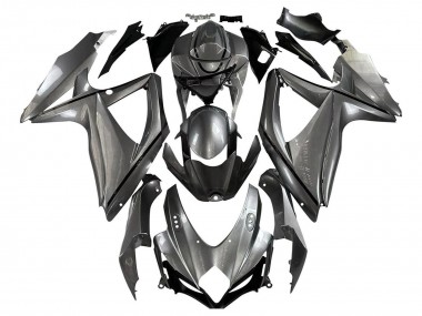Purchase 2008-2010 Suzuki GSXR 600 / GSXR 750 Motorcycle Fairings - Matte Grey Black Canada